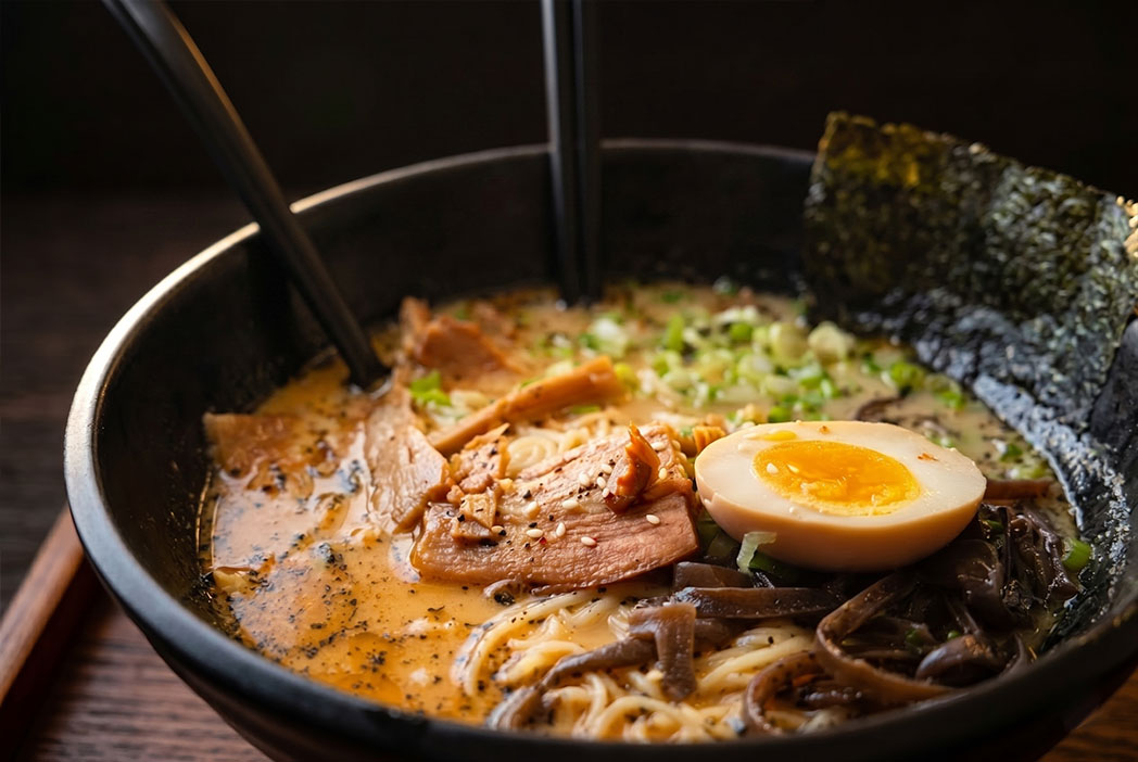LUV RAMEN & BBQ restaurant interior
